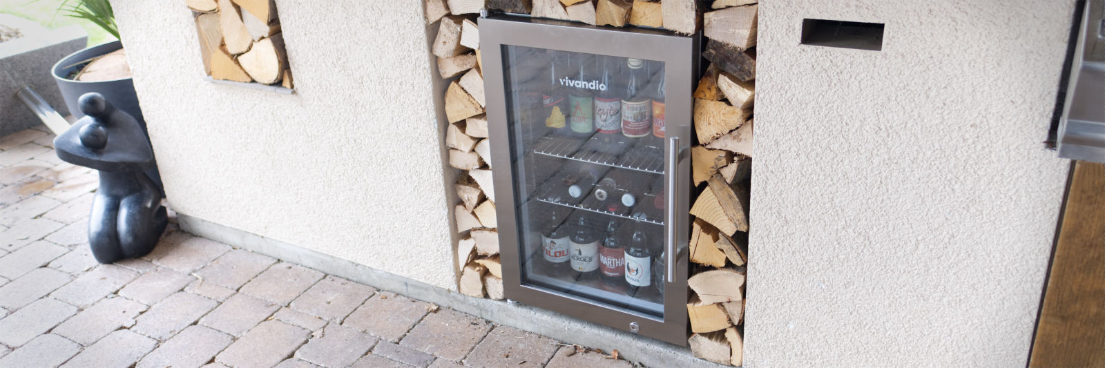 Outdoor Kühlschrank für die Outdoor Küche auf gardelino.de