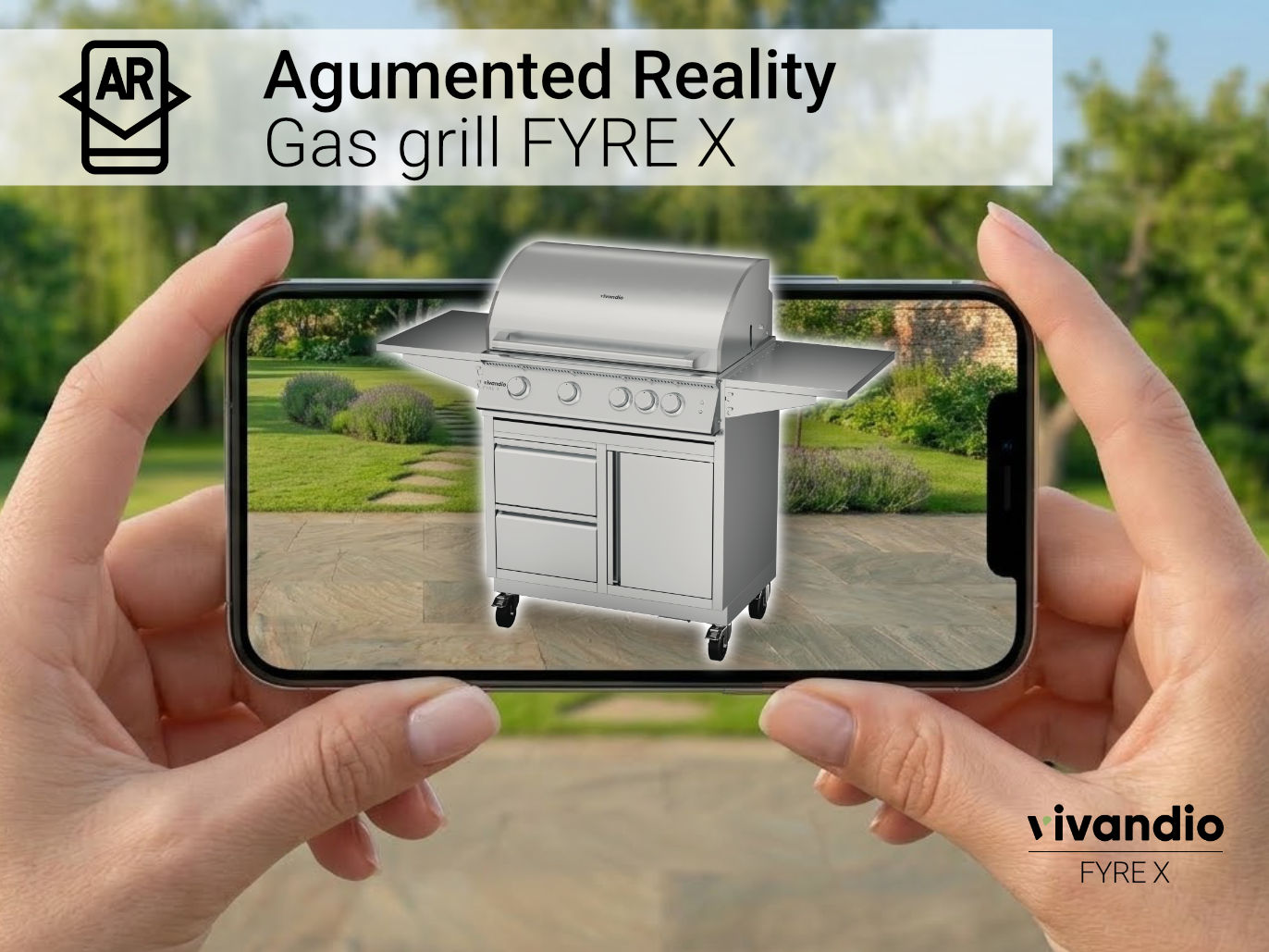 fyre X Gasgrill Test mit AR erleben