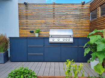Modulare System Outdoor Küche elements von vivandio