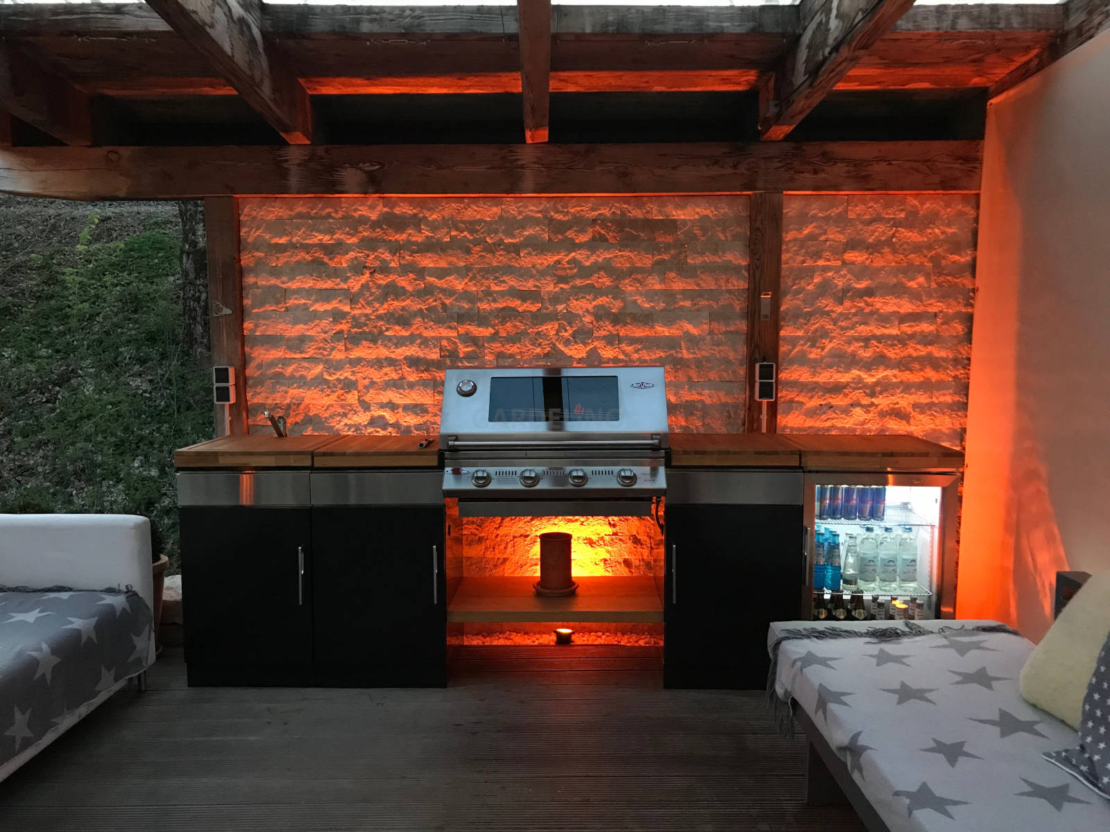 Modul-Outdoor Küche für den Garten und die Terrasse