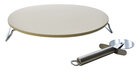 Pizzastein und Pizzaroller für Grill