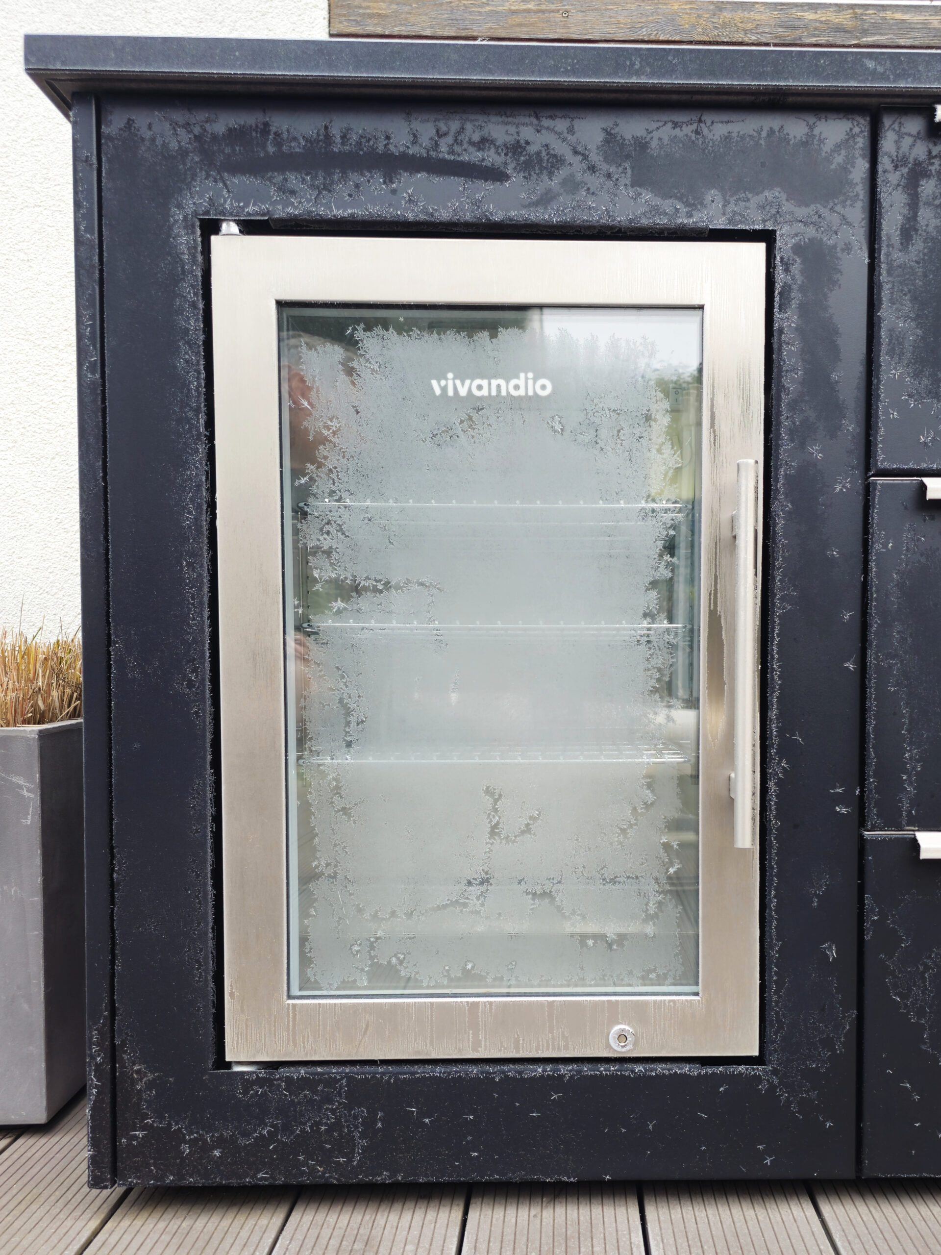 Outdoor Kühlschrank Einwintern und Frost