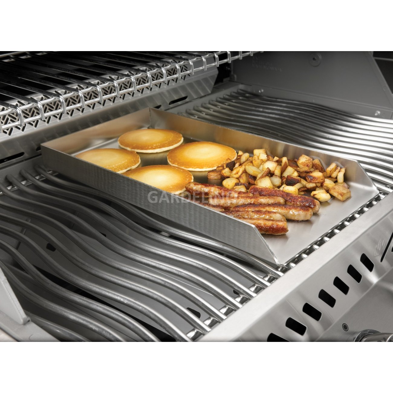 Edelstahl-Grillplatte Flat Top – Universell Für Holzkohle-Grills, Gleichmäßige Hitzeverteilung