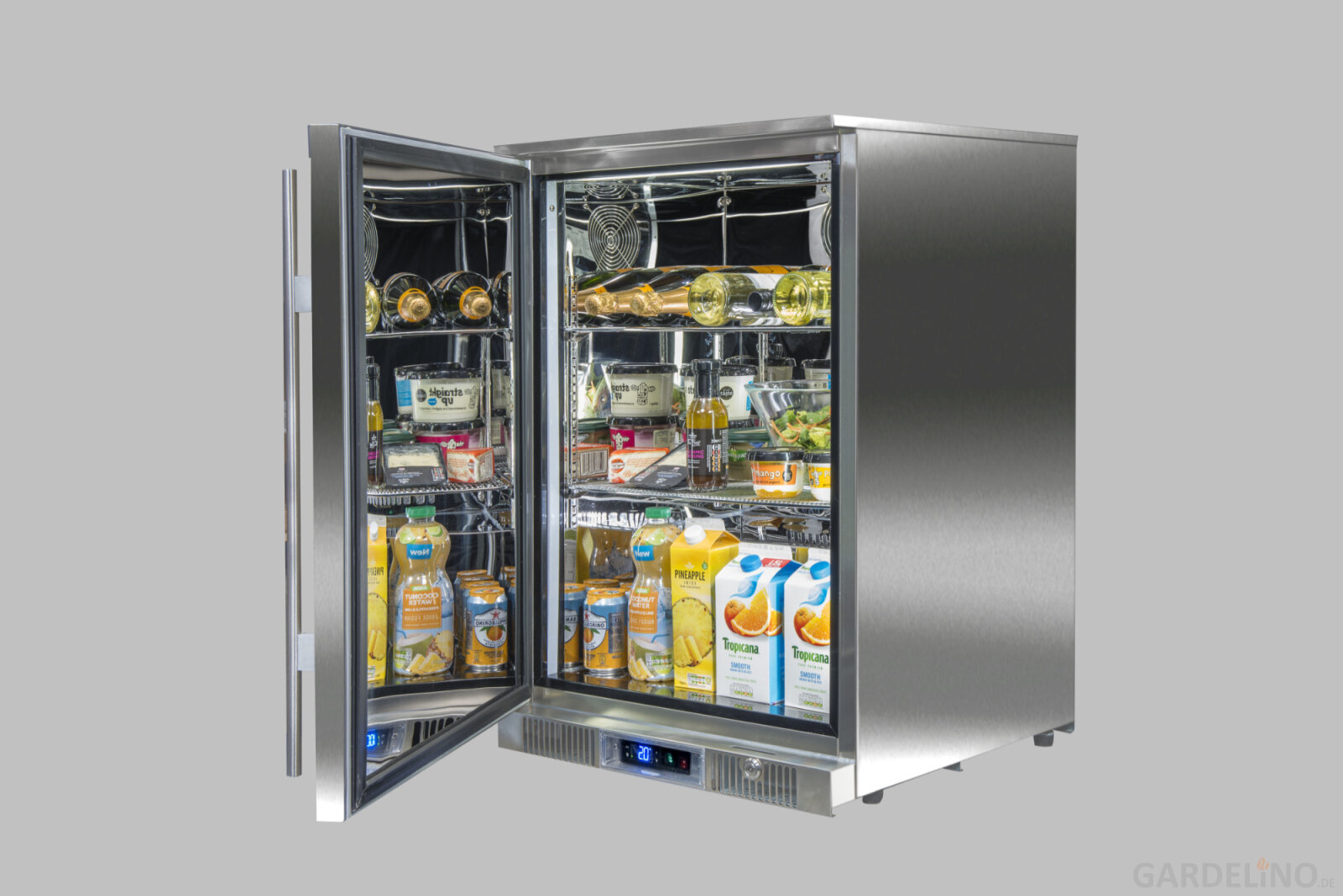 Outdoor Kühlschrank Abdeckung 58x58x142cm - Wasserdicht Mit Reißverschluss