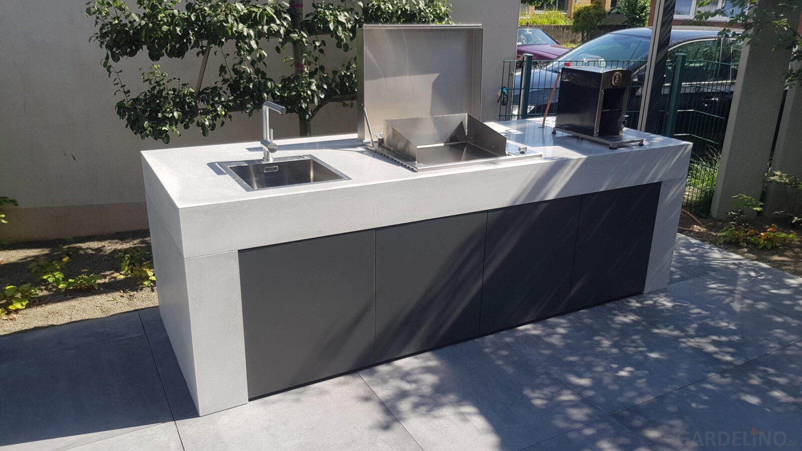 DesignOutdoor Küche aus Beton