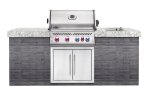 Einbau Gasgrill Napoleon Prestige BIPRO500 RB Propangas inkl. Drehspieß