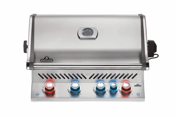 Einbau Gasgrill Napoleon Prestige BIPRO500 RB Erdgas inkl. Drehspieß