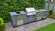 vivandio custom 116 cm Outdoor Küchen Bau-System mit Einzelrahmen