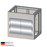 Außenküche Bau-Modul 96 cm mit vivandio mit Doppeltür