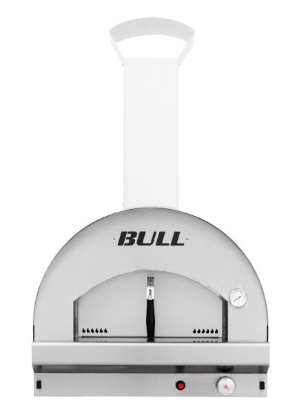 Bull BBQ Gas-Pizzaofen aus Edelstahl Tabletop
