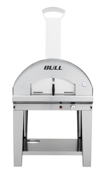 Mobiler Gas-Pizzaofen aus Edelstahl Bull BBQ Pizzaofen Extra Large