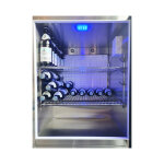 Großer Edelstahl Outdoor Kühlschrank 150 Liter