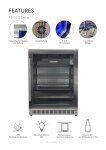 Großer Edelstahl Outdoor Kühlschrank 150 Liter