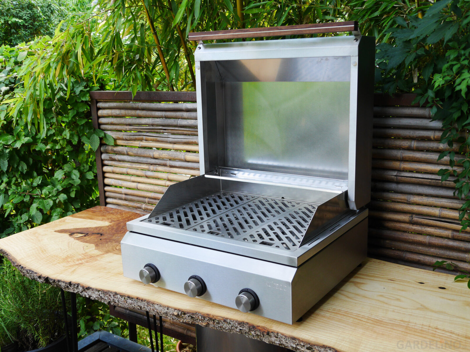 kuirado Design Gasgrill mit Edelstahlguss Hochleistungsbrennern