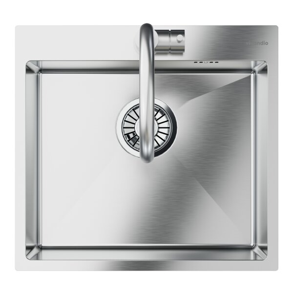 Auslaufmodell: Outdoor Küchen Spüle L mit Armatur & Gartenschlauchstecksystem