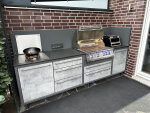 HPL-Outdoor Küche mit vivandio Fyre X Grill