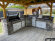 Stein-Outdoor Küche in L-Form