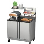 Tisch für Pizzaofen