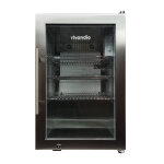 Outdoor Kühlschrank FS-63, silber Griff links