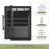 FS-63 Black – Schwarzer Outdoor Kühlschrank