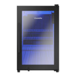 schwarzer Outdoor Kühlschrank FS-63, Griff links