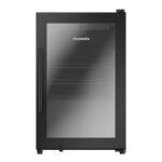 schwarzer Outdoor Kühlschrank FS-63, Griff links