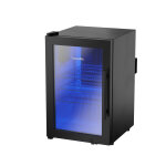 schwarzer Outdoor Kühlschrank FS-63, Griff rechts