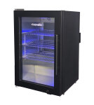 schwarzer Outdoor Kühlschrank FS-63, Griff rechts