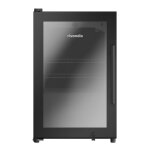 schwarzer Outdoor Kühlschrank FS-63, Griff rechts