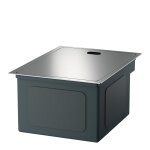 Versteckte Spüle für Outdoorküche mit versenkbarer Armatur