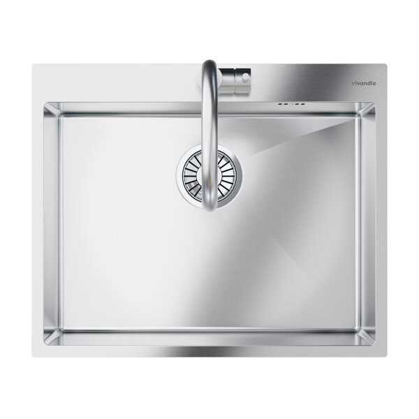 Outdoor Spüle XL mit Armatur und Gartenschlauchstecksystem - Abverkauf