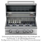 Edelstahl Gasgrill fyre X