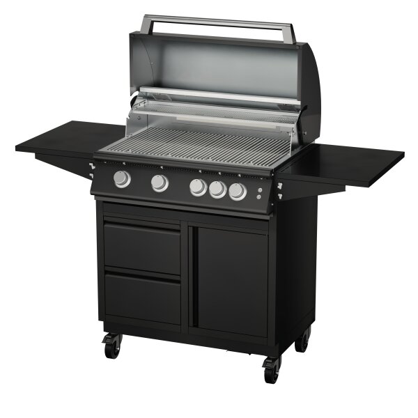 Premium Gasgrill fyre X schwarz