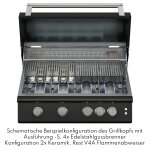 Premium Gasgrill fyre X schwarz