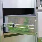 Grillmodul mit Kühlschrank