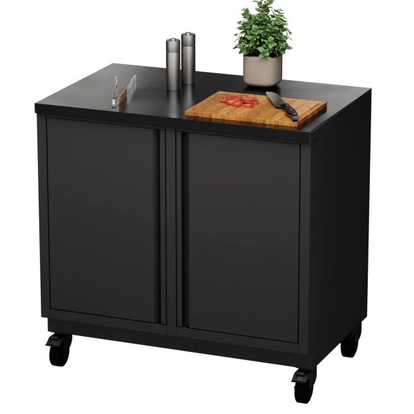 Garten- & Grillschrank mit Steinarbeitsfläche