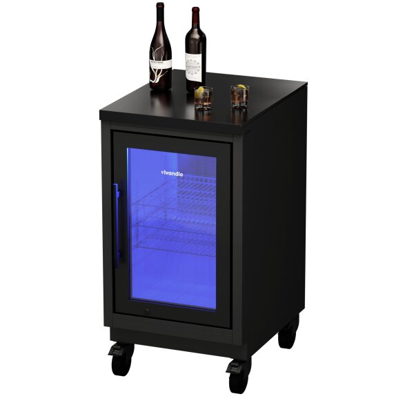 Mobiler Kühlschrank für Pool und Garten