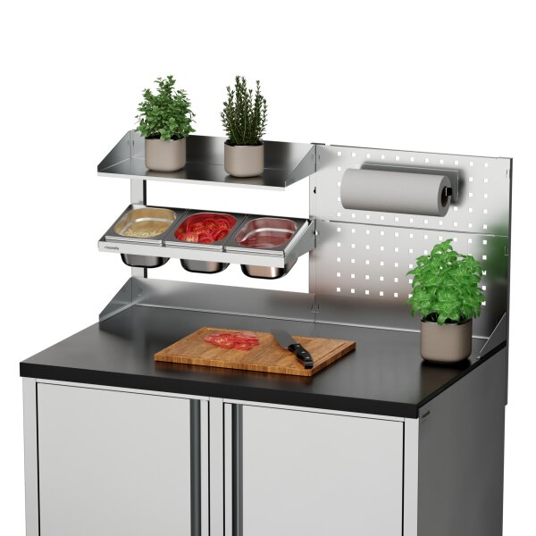 Aussteller: quub Rückwandsystem Komponenten