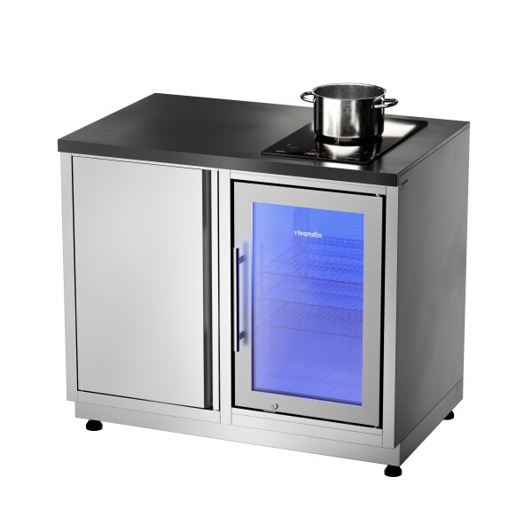 quub Schrank Kühlschrank Outdoorküchen Koch Modul Induktion