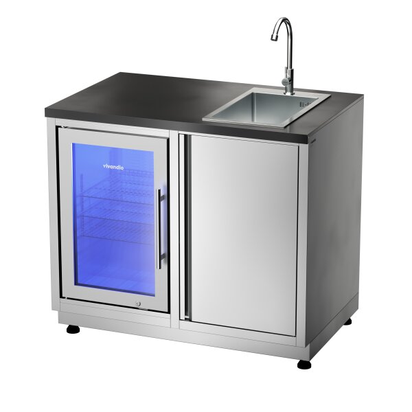 quub Kühlschrank Schrank Outdoorküchen Spül Modul