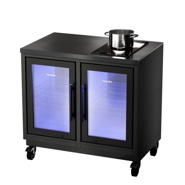 quub Doppel Kühlschrank Outdoorküchen Koch Modul Induktion