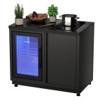 Mobile Outdoor-Kochstation mit Kühlschrank &...