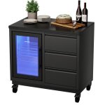 Mobile Outdoor Dining Station mit Kühlschrank &...