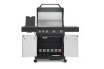 Prime Liner by BULL G4 – schwarzer 4-Brenner-Gasgrill mit Infrarot-Seitenbrenner