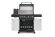 Prime Liner by BULL G4 – schwarzer 4-Brenner-Gasgrill mit Infrarot-Seitenbrenner