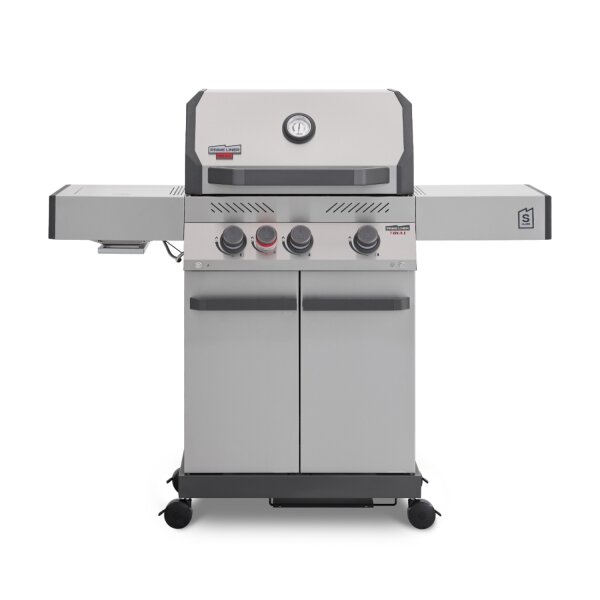 Prime Liner by BULL S3 – Edelstahl-3-Brenner-Gasgrill mit Infrarot-Seitenbrenner
