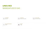 Stahl Gasbackofen mit Gestell Fontana Forni Mangiafuoco Anthrazit