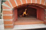 Hochwertiger Valoriani Pizzaofen Bausatz in schickem Ambiente