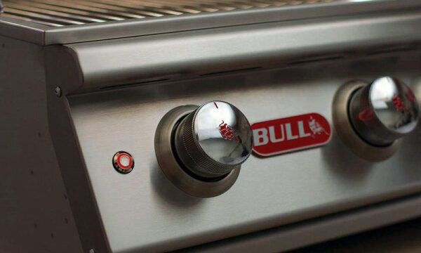 Bull BBQ built in Gasgrill mit Doppel-Seitenkochfeld